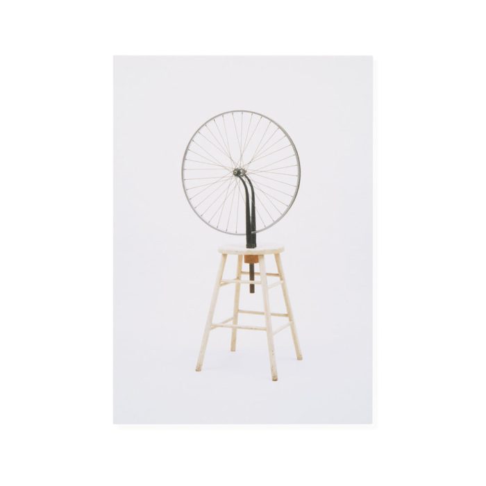 Marcel Duchamp Bicycle Wheel Mantlepiece Card
