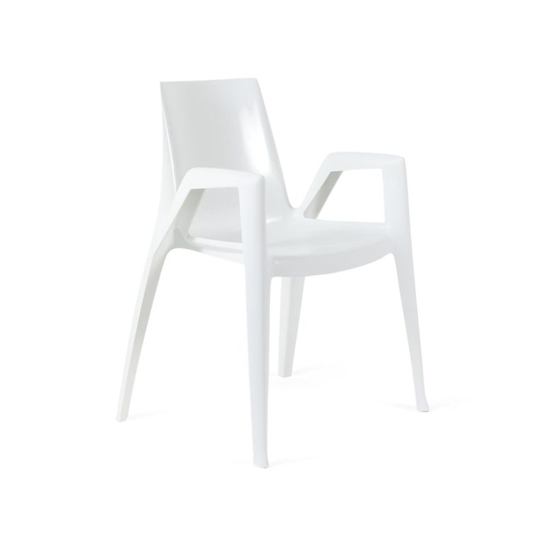 ArcoBellini Stacking Chair from Heller – White Pearl