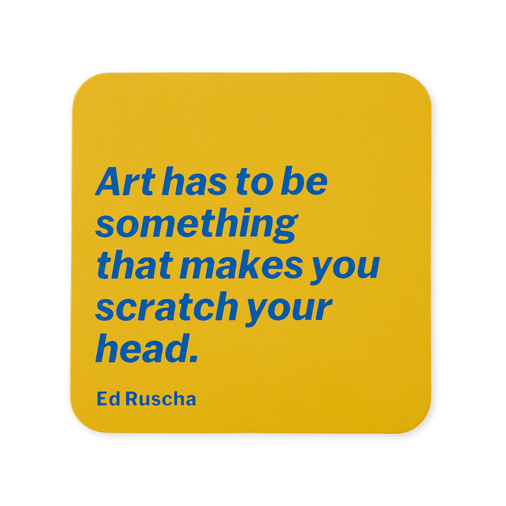 MoMA Artist Quote Coaster – Ed Ruscha