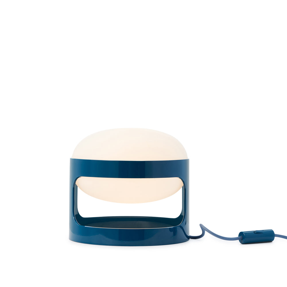 Joe Colombo KD28 Stacking Table Lamp from Kartell – Petrol