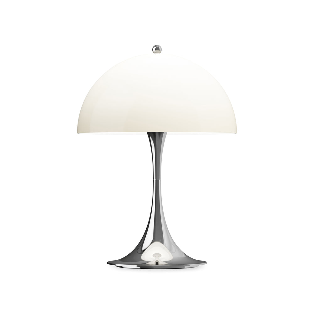 Panthella 250 Portable Table Lamp – Opal Beige/ Chrome