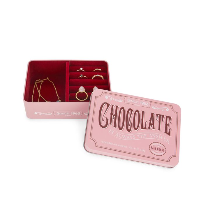 Sweets Tin Jewelry Box – Chocolate