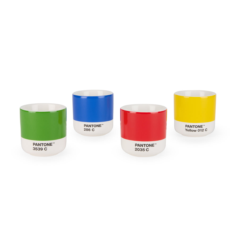 Pantone Ceramic Macchiato Cups – Set of 4