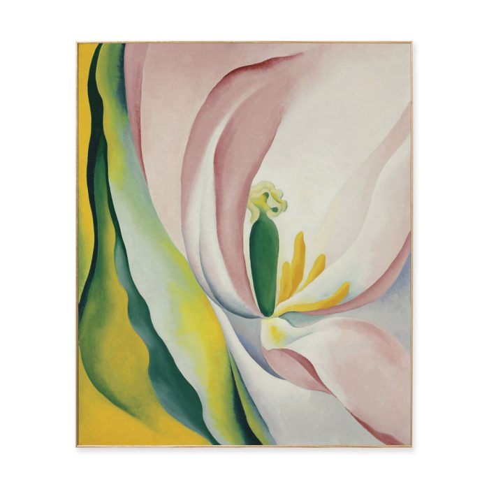 Georgia O’Keeffe: Pink Tulip Framed Print