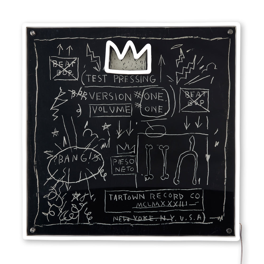 Jean-Michel Basquiat Beat Bop Neon Sign