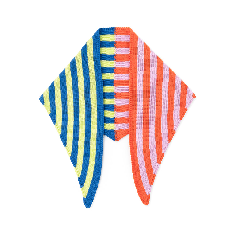 Verloop Colorblock Triangle Scarf – Poppy Lilac