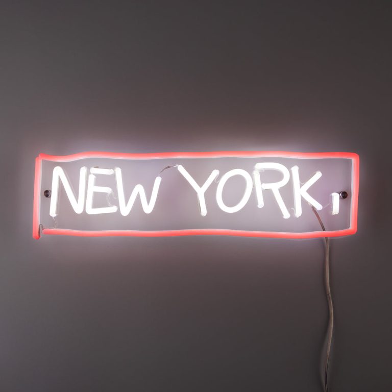 Jean-Michel Basquiat New York Neon Sign
