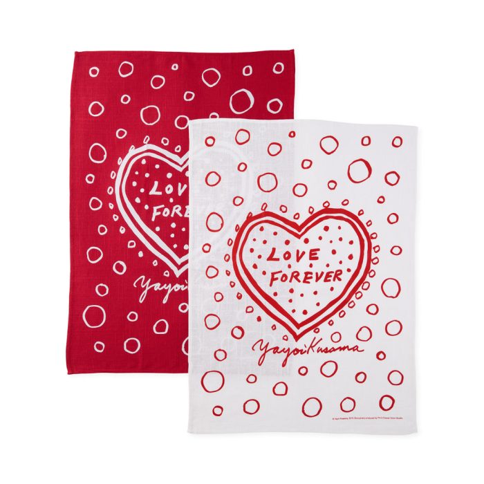 Yayoi Kusama Love Forever Linen Tea Towels – Set of 2