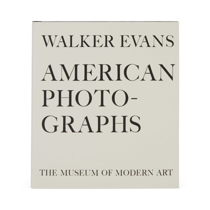Walker Evans: American Photographs (75th Anniversary Edition) – Hardcover