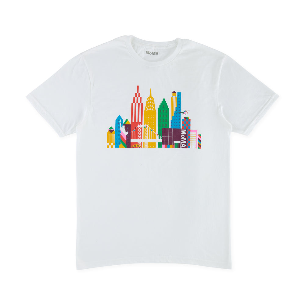 MoMA Pattern Skyline Cotton T-Shirt
