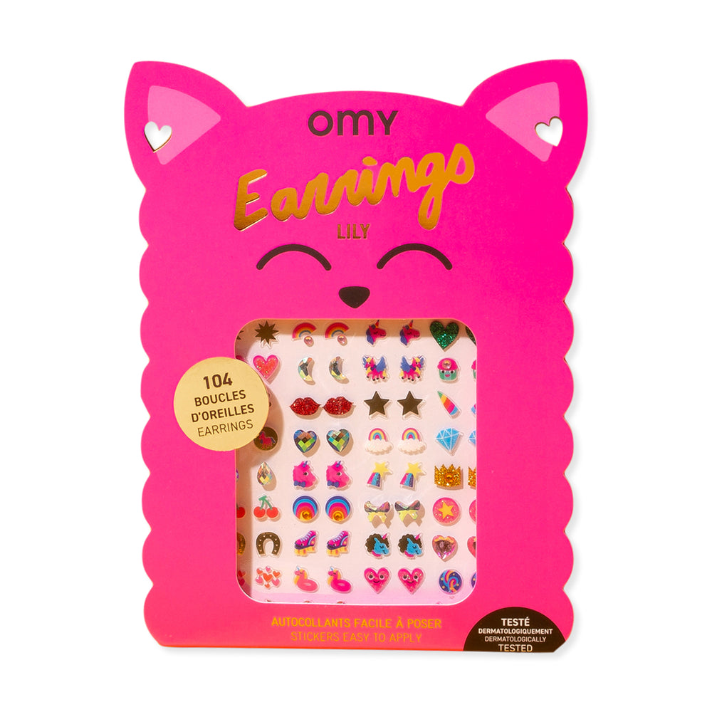 Sticker Earrings for Kids – Lily