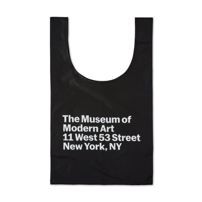MoMA Baggu Recycled Nylon Standard Tote – Black