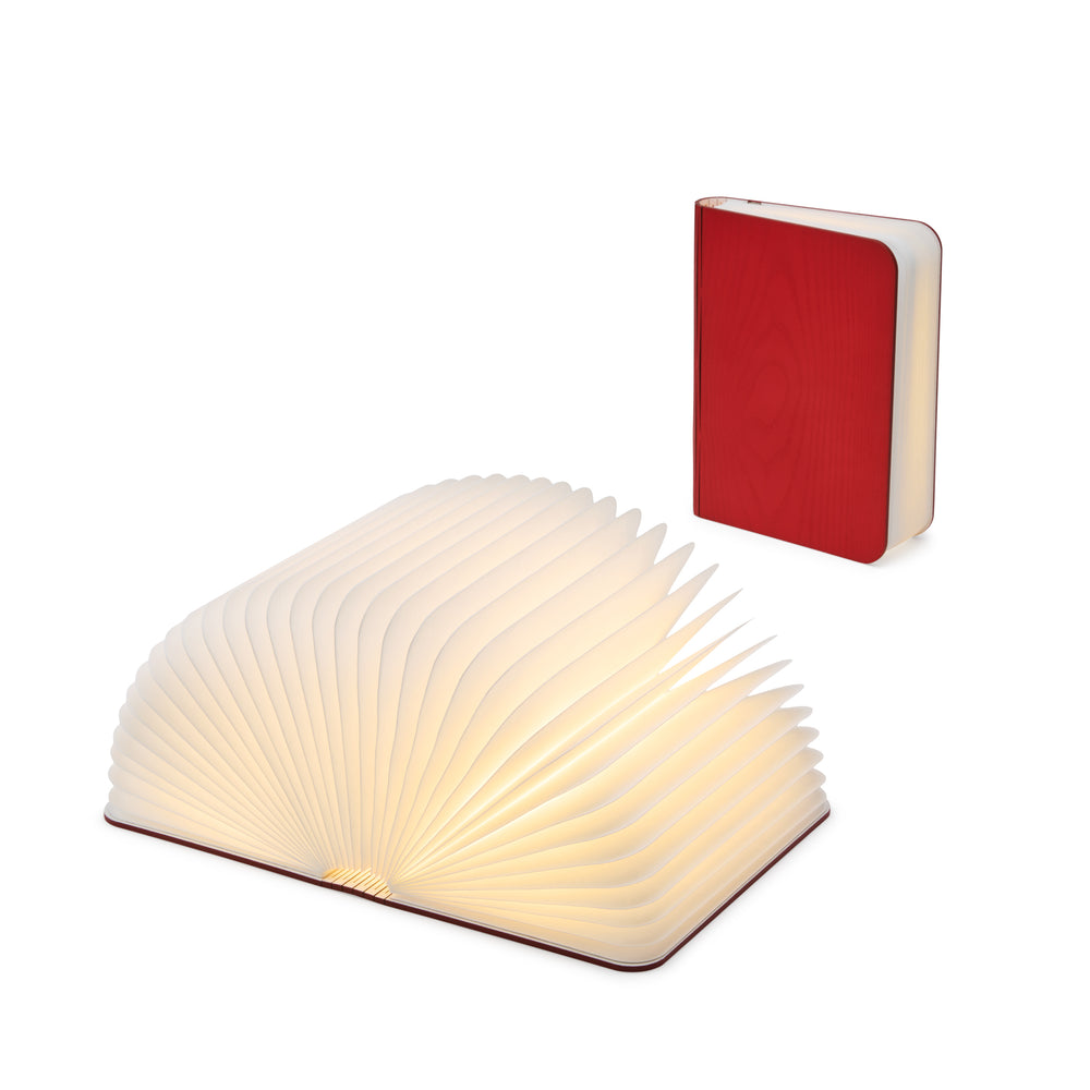 Lumio Book Lamp – Vibrant Red
