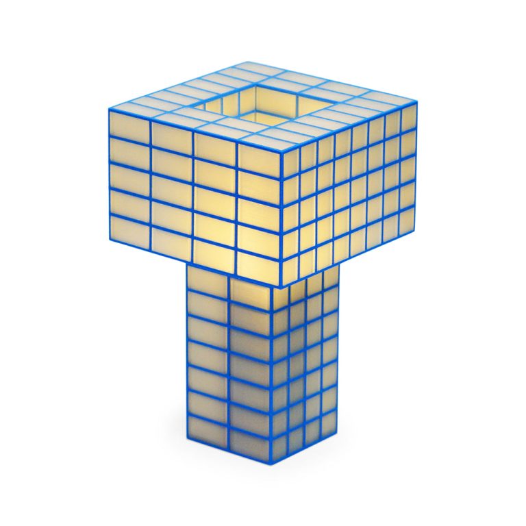 Tesser Portable Lamp – Yellow/ Blue