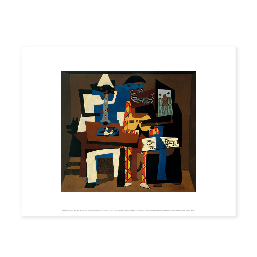 Picasso: Three Musicians Print