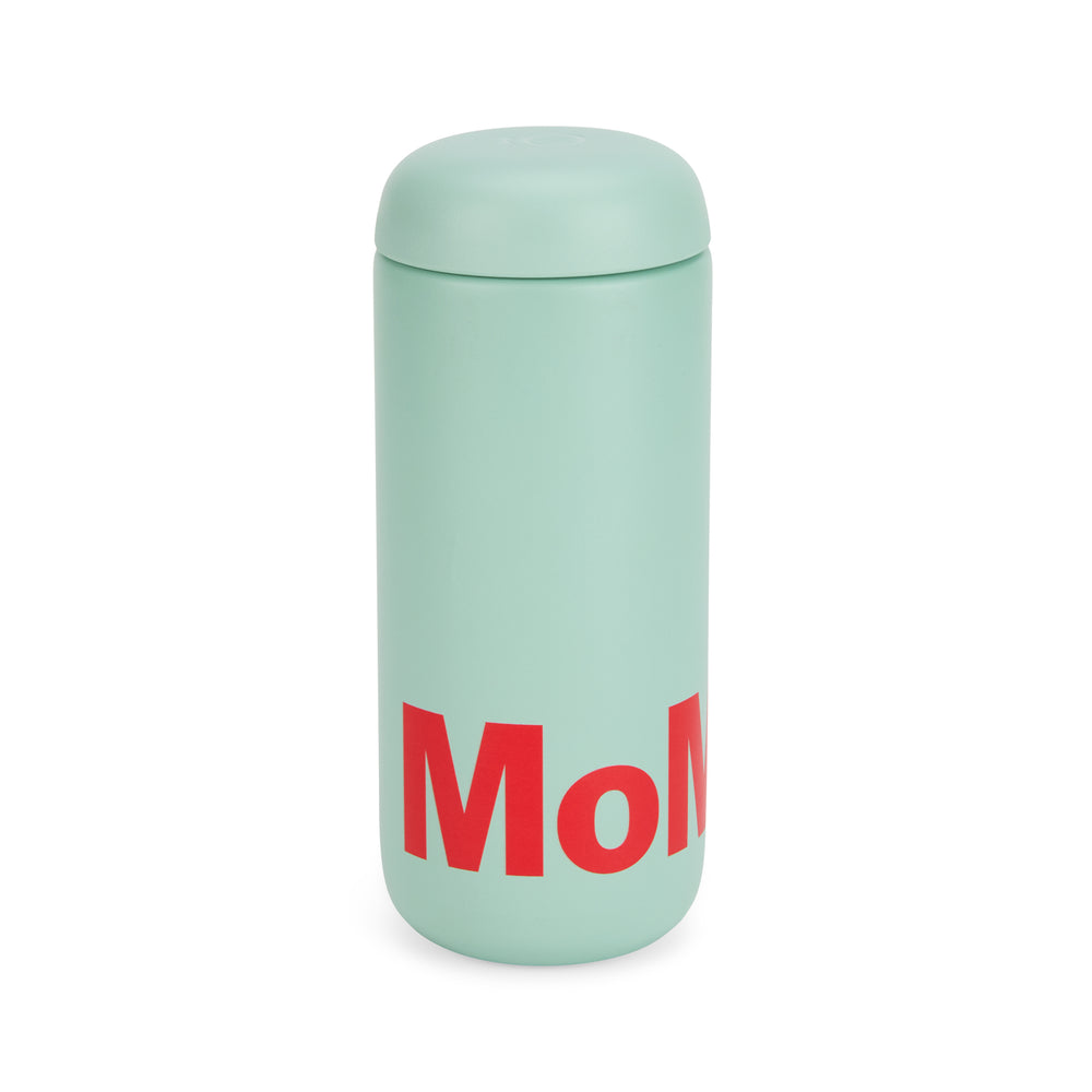 Colorful MoMA Insulated Travel Mug – Mint/ Red