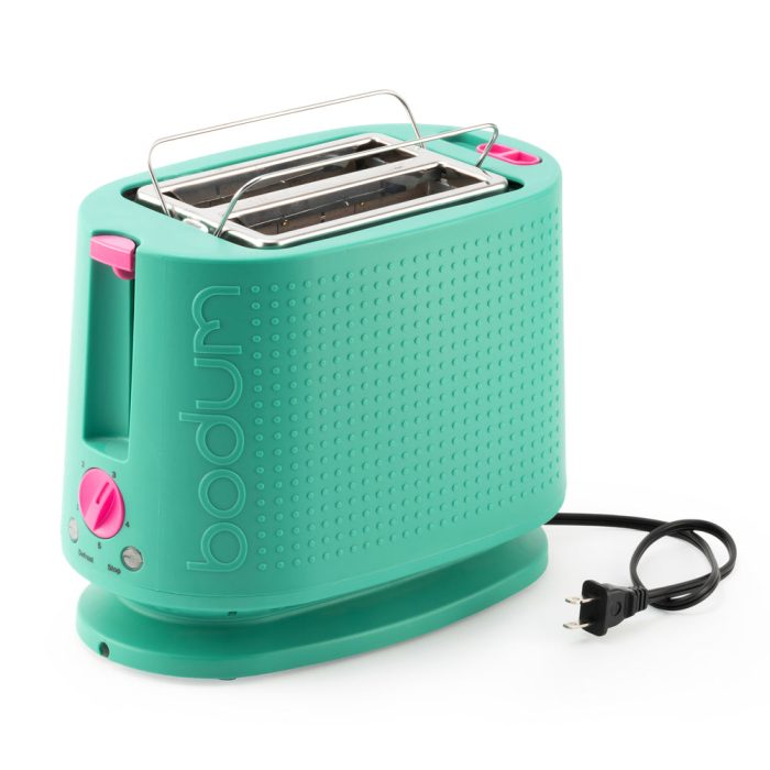 Bodum Bistro 2-Slice Toaster – Neon Teal