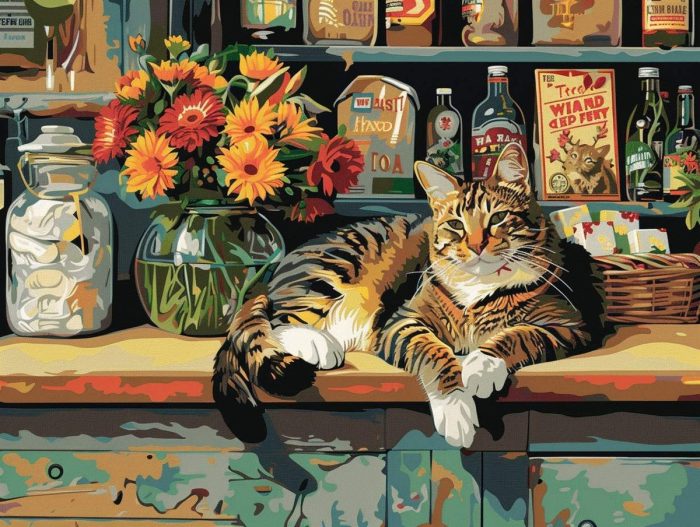 Cozy Shop Cat