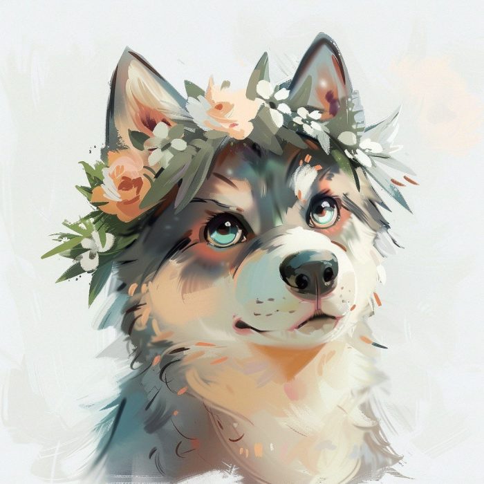 Floral Husky