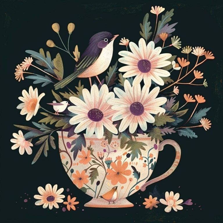 Nocturnal Teacup Garden