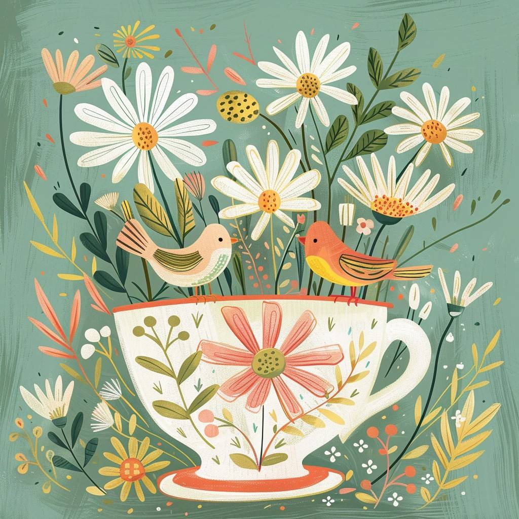 Whimsical Teacup Garden