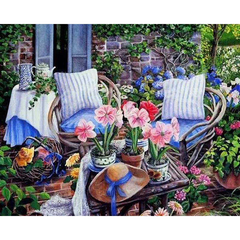 A Terrace Invaded By Nature
