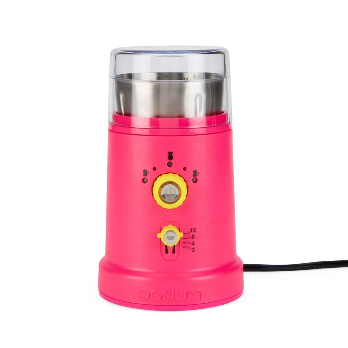 Bodum Adjustable Electric Coffee Grinder – Neon Pink