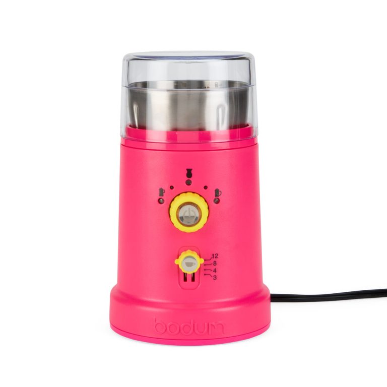 Bodum Adjustable Electric Coffee Grinder – Neon Pink