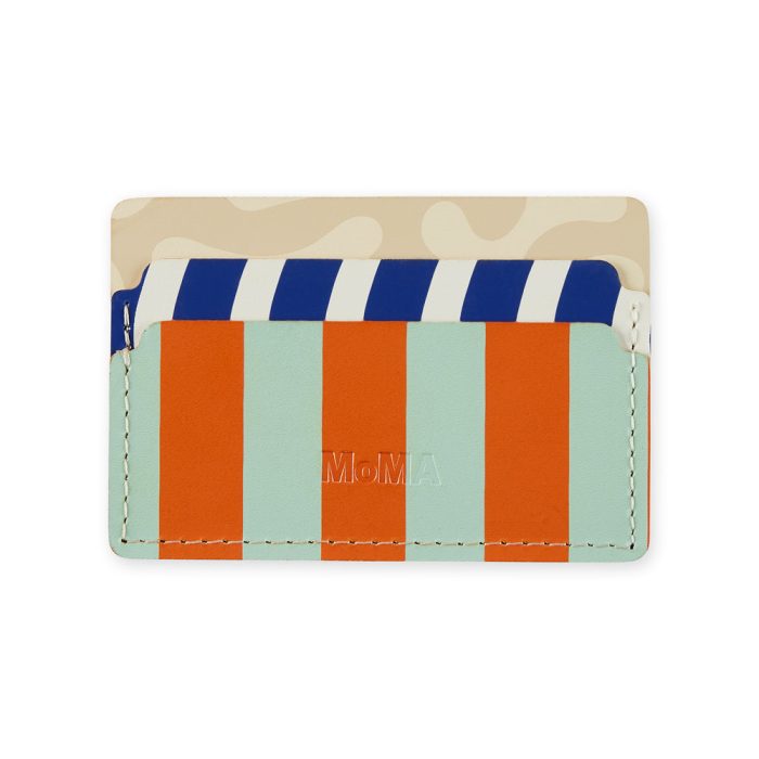 Dusen Dusen Recycled Leather Card Holder – Sand