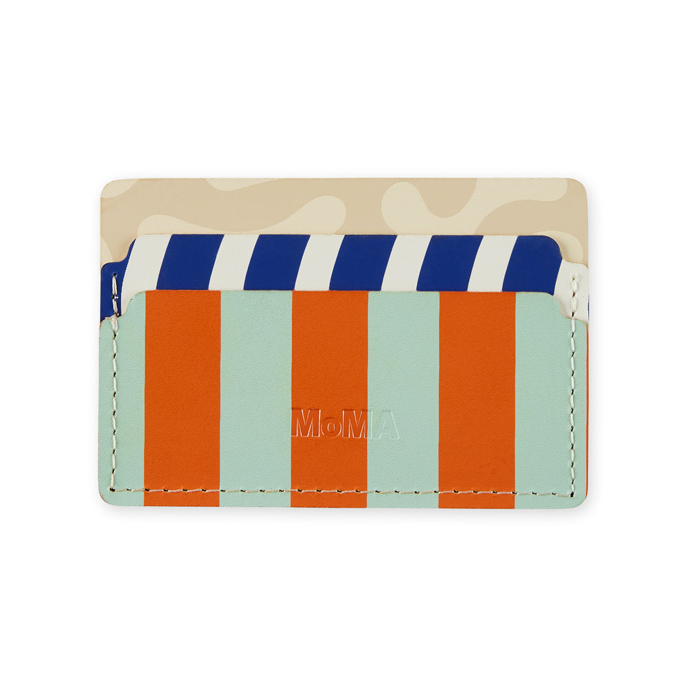Dusen Dusen Recycled Leather Card Holder – Sand