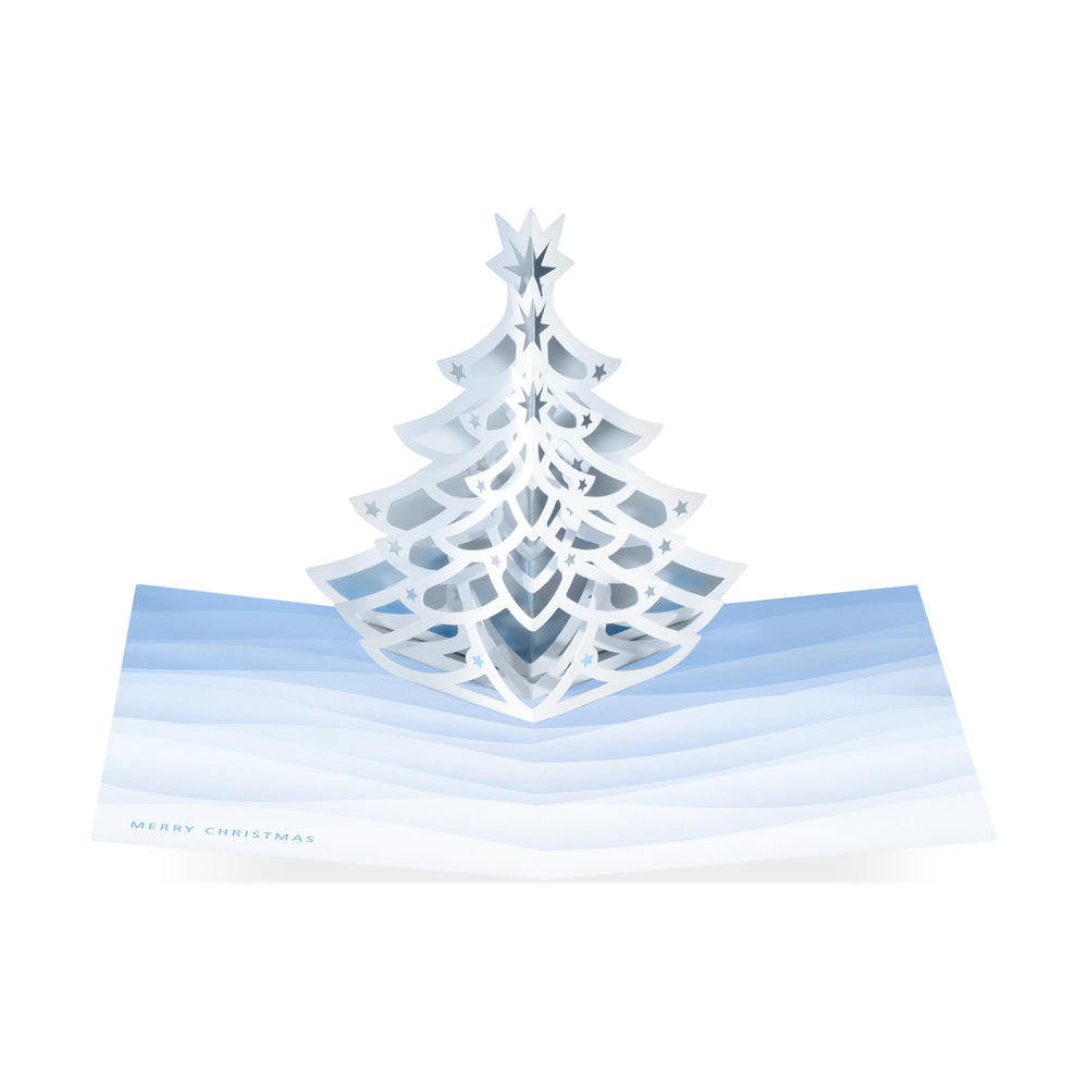 Shimmering Tree Holiday Pop-Up Cards – Set of 8