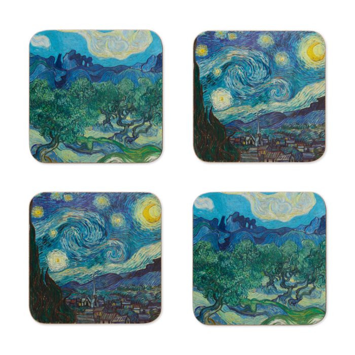 Vincent van Gogh Coasters – Set of 4