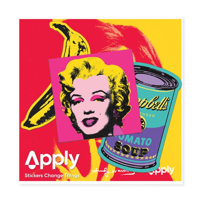 Andy Warhol ’60s Silkscreen Apply Stickers – Set of 3