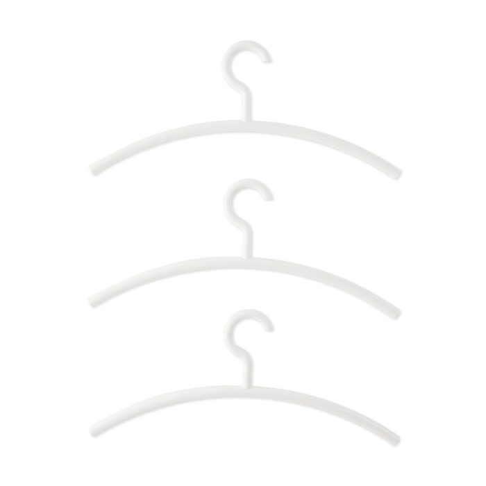 Hewi Coat Hangers – Set of 3 – White