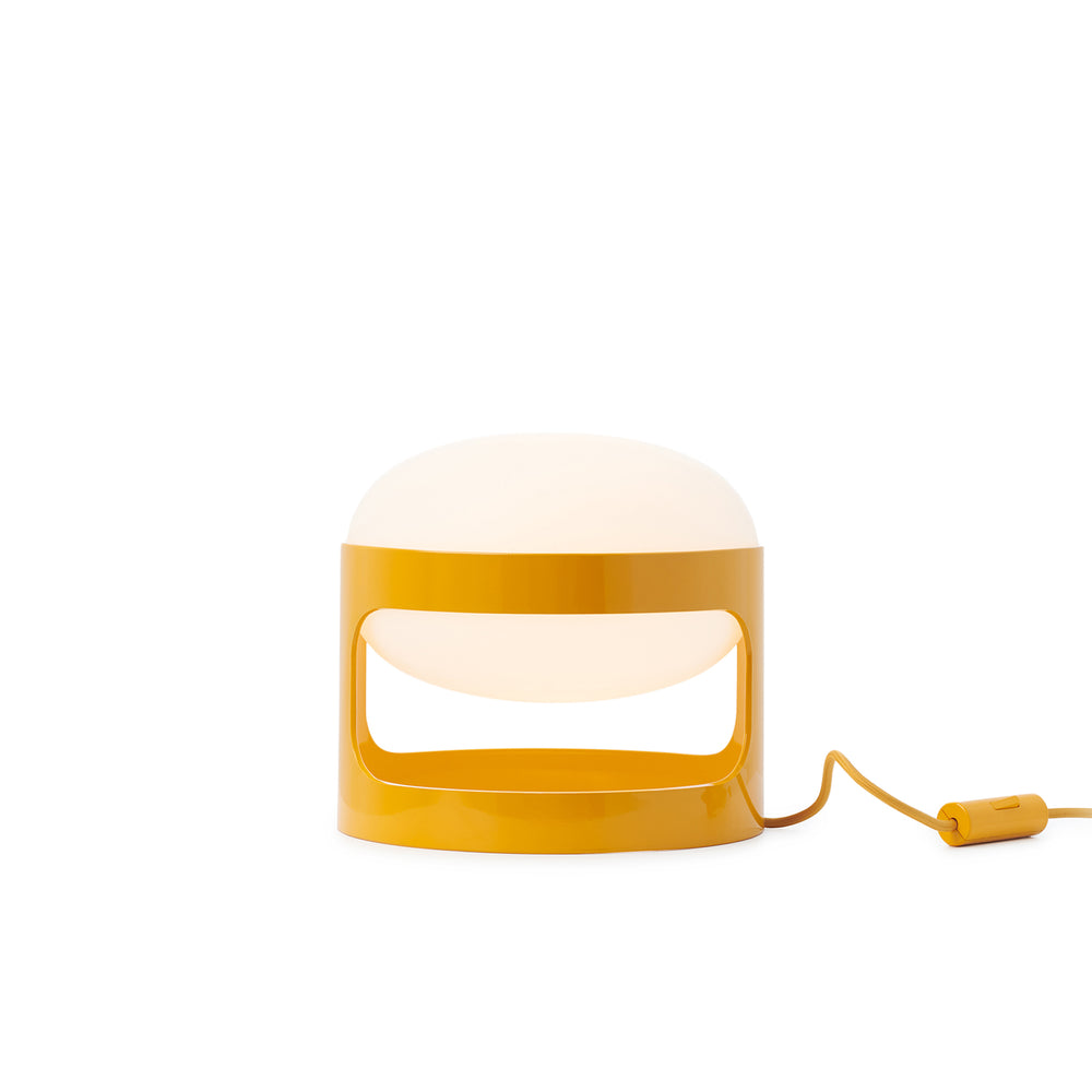 Joe Colombo KD28 Stacking Table Lamp from Kartell – Mustard