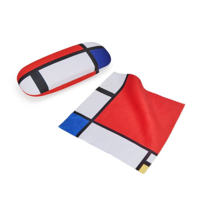 Artist Eyeglasses Case and Lens Cloth Set – Mondrian