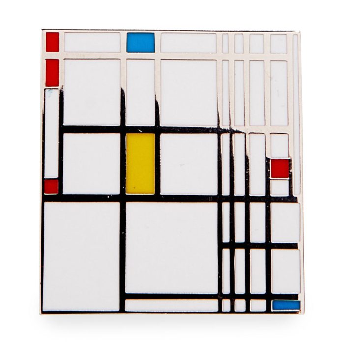 Artist Enamel Pin – Mondrian