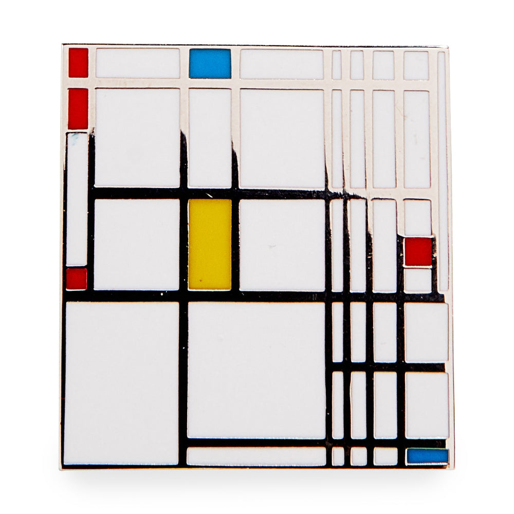 Artist Enamel Pin – Mondrian