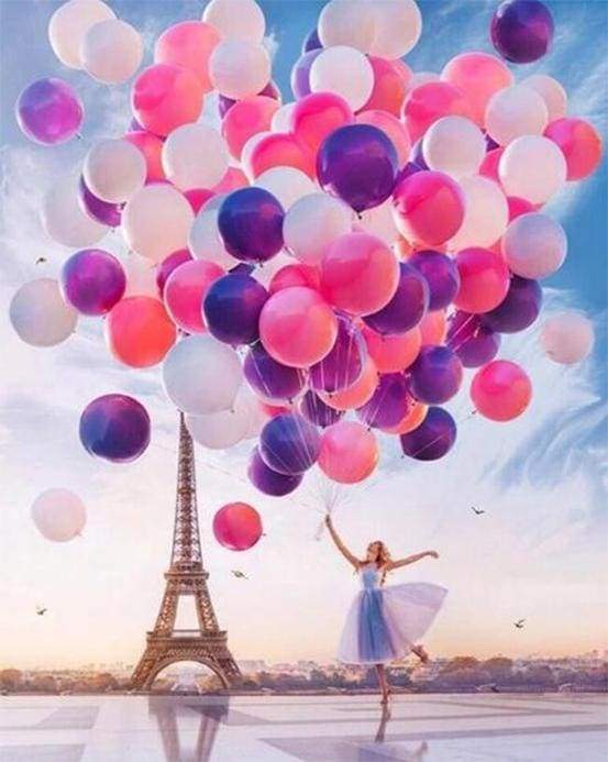 Balloons Release in Paris