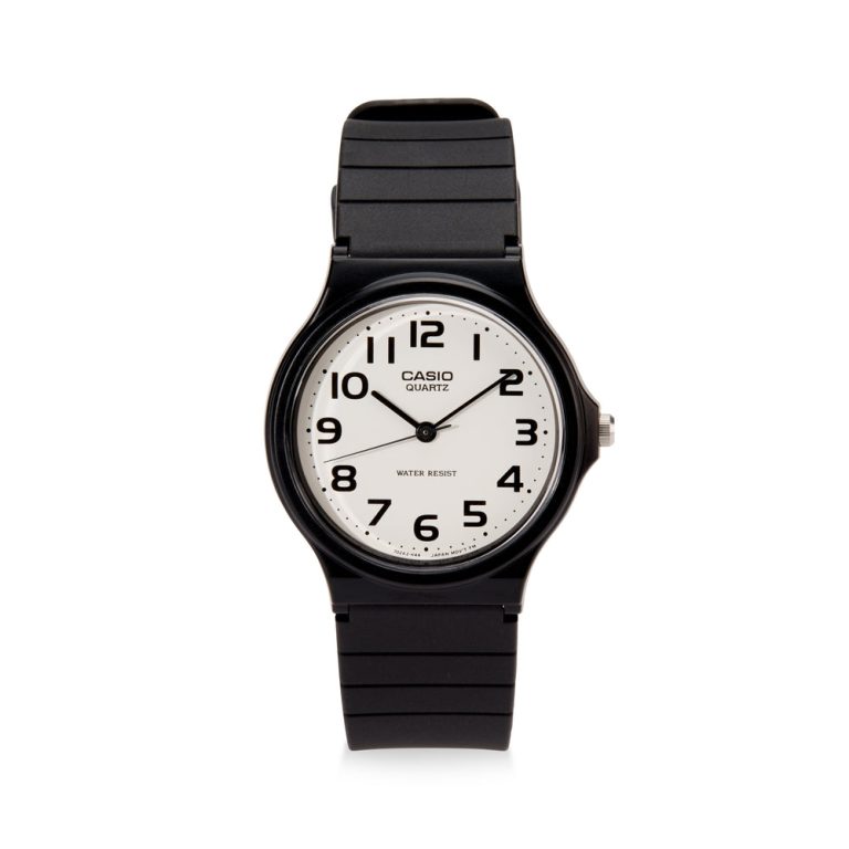 Casio MQ24 Analog Watch – Black/ White