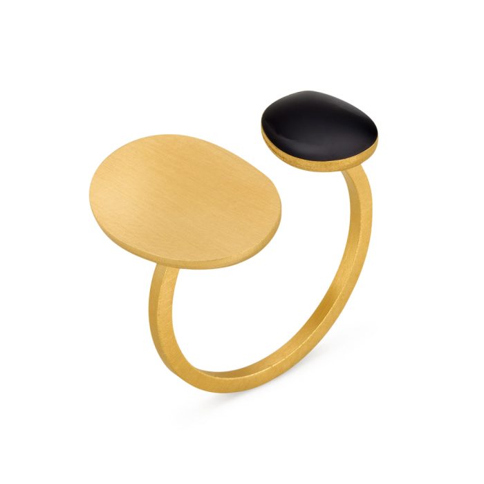 Joan Miró Gold-Plated Dots Cuff Ring