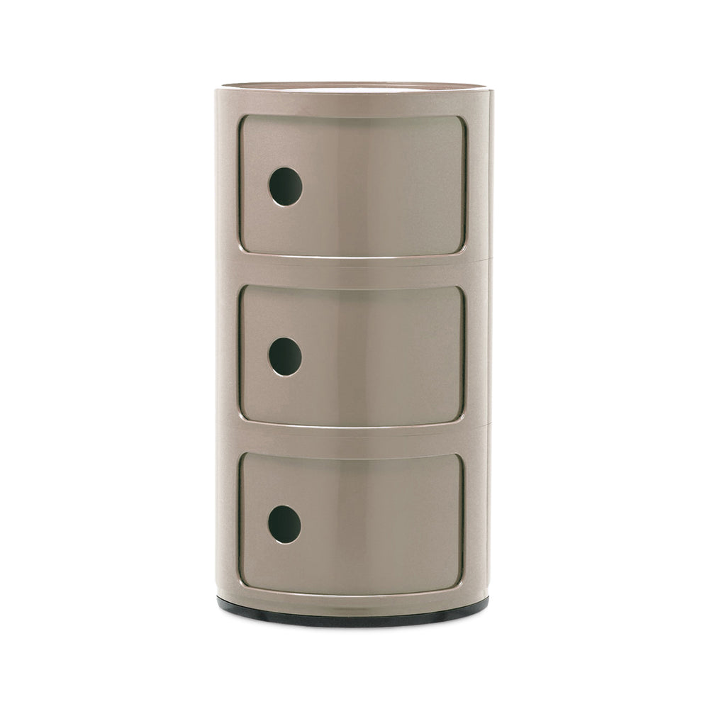 Kartell Componibili 3-Tier Storage – Taupe