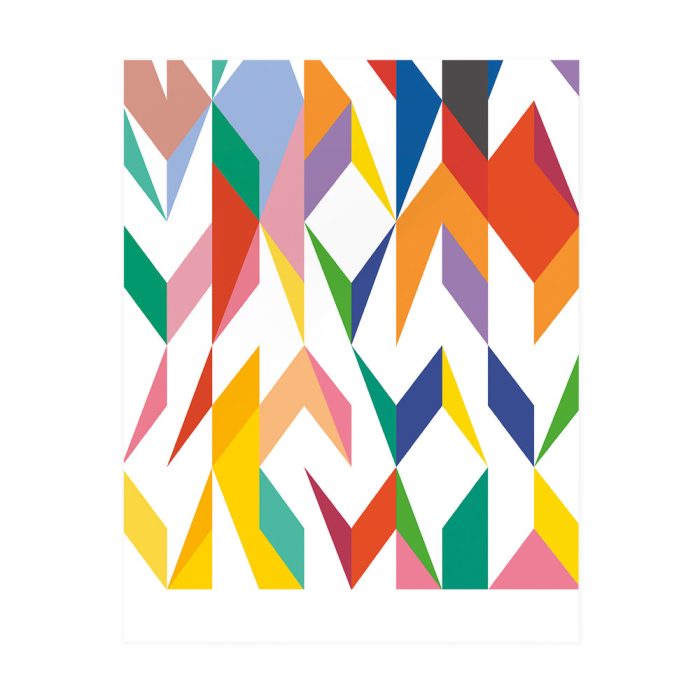 Odili Donald Odita Teardrop/Do It Good/Brand New Day Poster – Unframed