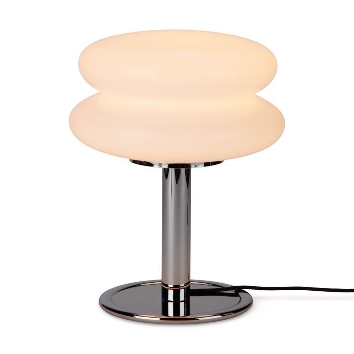 Snowman Table Lamp – White/ Chrome