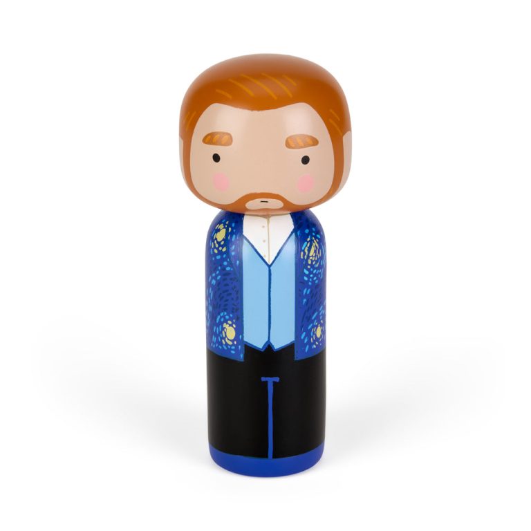 Artist Wooden Kokeshi Doll – Vincent van Gogh