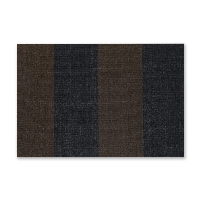 Chilewich Duo Stripe Shag Mat – Mocha