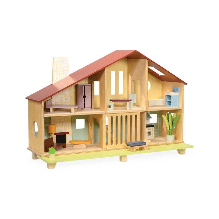 Cedar Chalet Mid-Century Modern Dollhouse