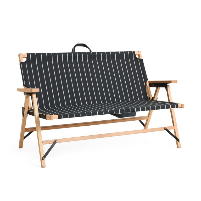 HAY Outdoor Market by Jasper Morrison Shop Folding Sofa – Black/ Beige