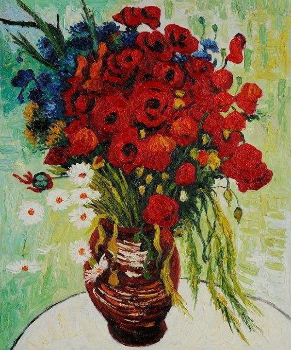 Daisies and Poppies