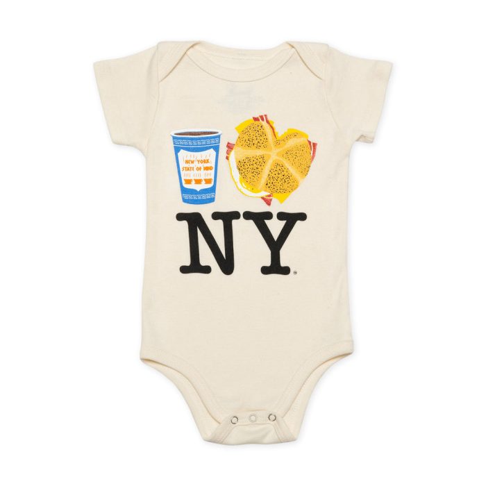 NYC Food Cotton Baby One-Piece